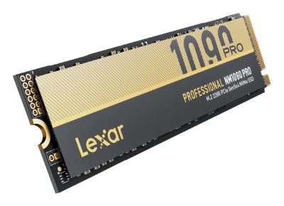 Lexar SSD, NM1090 Pro, 1000 GB, SSD form factor M.2 2280, Solid-state drive interface PCIe Gen 5x4, Read speed 14000 MB/s, Write speed 10000 MB/s