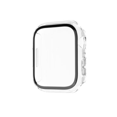 Pure protective case with tempered glass for Apple Watch 10 42mm, Clear