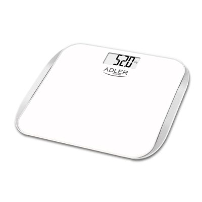 Bathroom scales, AD 8164, Maximum weight (capacity) 180 kg, Accuracy 100 g, White