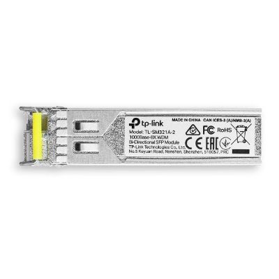 1000Base-BX WDM Bi-Directional SFP Module, TL-SM321A-2, 9/125 μm SMF (Single-Mode Fiber)