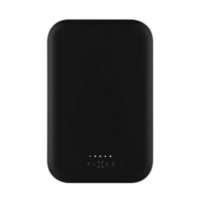 MagZen (2nd gen.) with wireless charging and MagSafe support Power bank, FIXZENM2-10-BK, 10000 mAh, USB-C: 5V/2A, 9V/2.22A, 12V/1.67A (20W max), Black