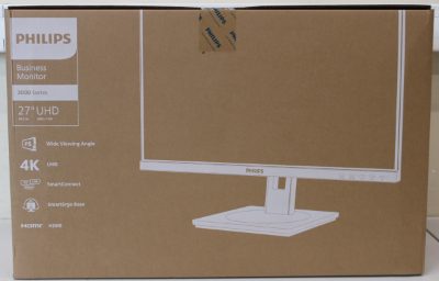 PHILIPS Business Monitor  27B1N3800/00 IPS 27" 3840x2160/16:9/4ms/ HDMI DisplayPort USB Audio Out, Philips, 27B1N3800/00, 27 ", IPS, 16:9, 60 Hz, 4 ms, 3840 x 2160 pixels, 350 cd/m², HDMI ports quantity 2, Warranty 24 month(s)