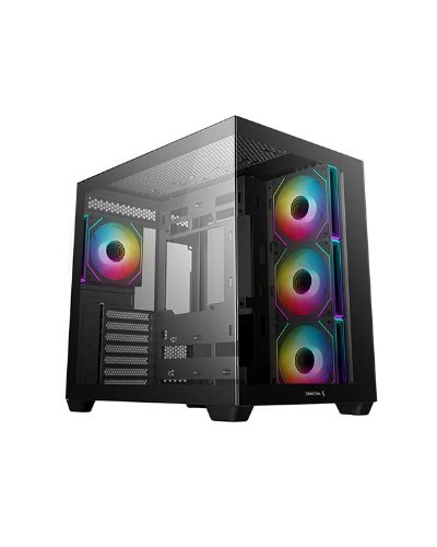 Deepcool CG530 4F, Black, Mid Tower, ATX PS2