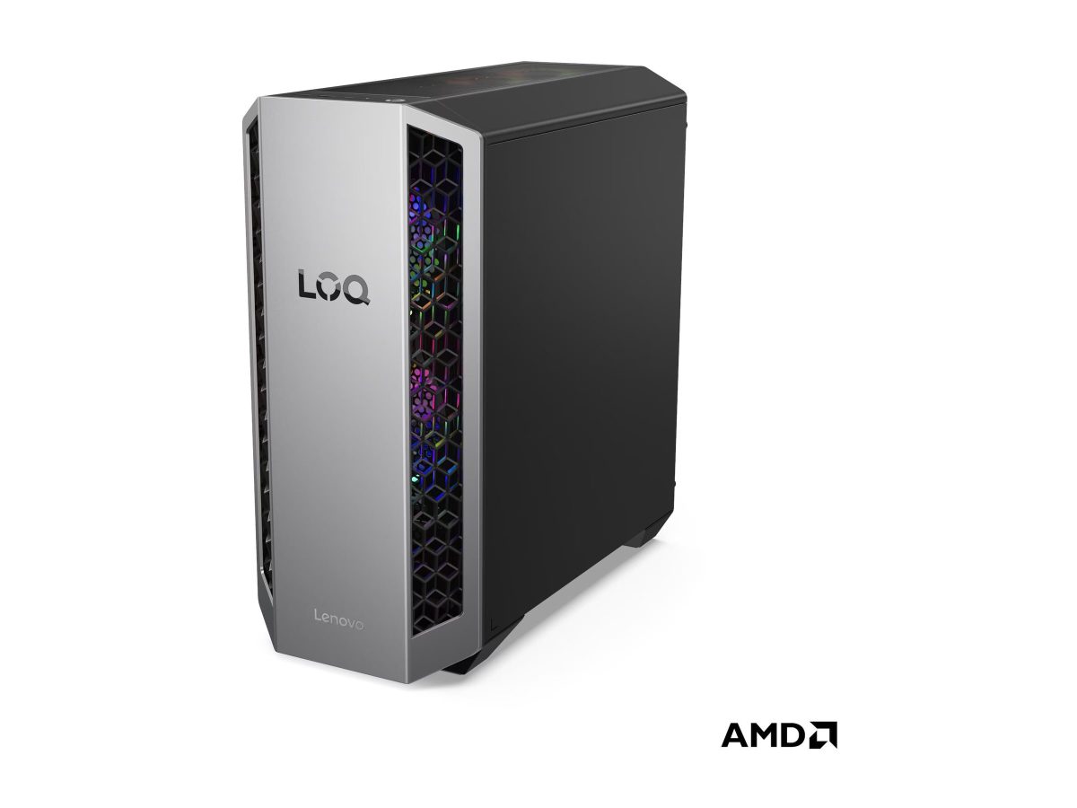 Lenovo LOQ, 26ADR10, Desktop, Tower, AMD Ryzen 7, 8745HX, 32 (2x16GB) GB, SODIMM DDR5, 1000 GB, NVIDIA GeForce RTX 5070, No Optical drive, No keyboard, Windows 11 Home, Warranty 24 month(s)