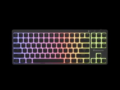 Genesis Thor 430 TKL, Gaming Keyboard, Wireless, Bluetooth, US, Linear, Black