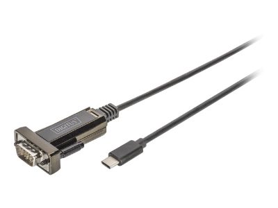 DIGITUS USB Type-C to Serial Adapter, Digitus, DIGITUS DA-70166 - serial adapter - USB-C - RS-232, DA-70166
