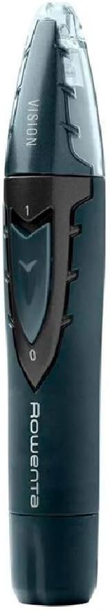 Rowenta Nose and Ear Trimmer, TN3011F0, Cordless, Wet & Dry, Black/Blue