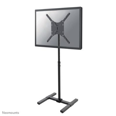 Neomounts Floor stand, NS-FS100BLACK, Height adjustment, Tilt, Rotate, 10-55 ", Maximum weight (capacity) 20 kg, Black