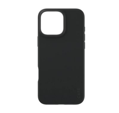 CARE Fashionable Case, Back cover, Apple, iPhone 16 Pro Max, Recycled plastic, Black