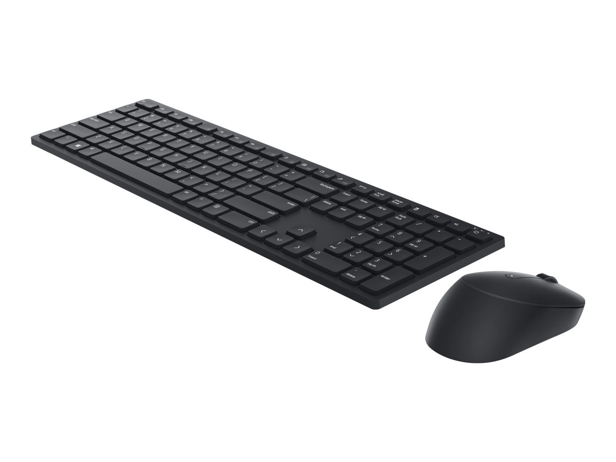 Pro Keyboard and Mouse, KM5221W, Keyboard and Mouse Set, Wireless, Batteries included, Wireless connection, EE, Black