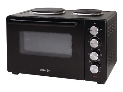 Mini Oven, OM30GBX, 30 L, Number of burners/cooking zones 2, 1600 W, Black