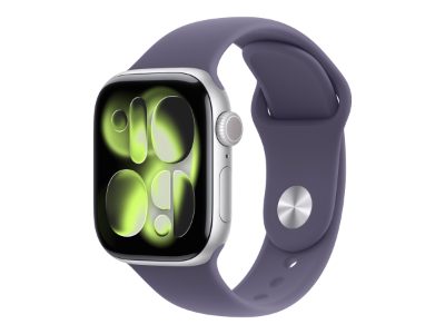 Apple Watch Series 11 GPS + Cellular 42mm Space Grey Aluminium Case with Black Sport Band - S/M, Apple