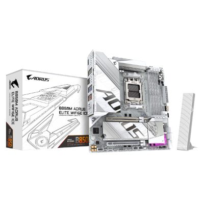 Gigabyte B850M A ELT WF6E, Processor family AMD, Processor socket AM5, DDR5, Supported hard disk drive interfaces SATA, M.2, Number of SATA connectors 4