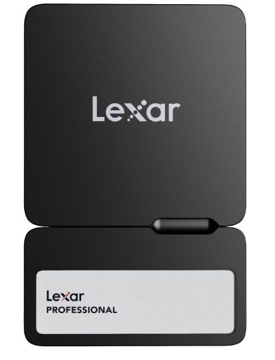 External SSD, LEXAR, Professional Go Portable, 2TB, USB 3.2, Write speed 1000 MBytes/sec, Read speed 1050 MBytes/sec, LSL400S002T-RNBNG