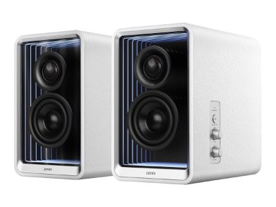 Edifier Desktop Active Monitor with GaN Charger, QR65, 70 W, Bluetooth, Wireless connection, White