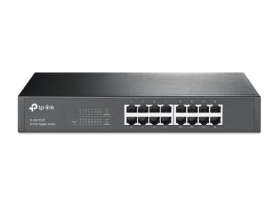 16-Port Gigabit Switch, TL-SG1016D, Unmanaged, Desktop/Rackmountable