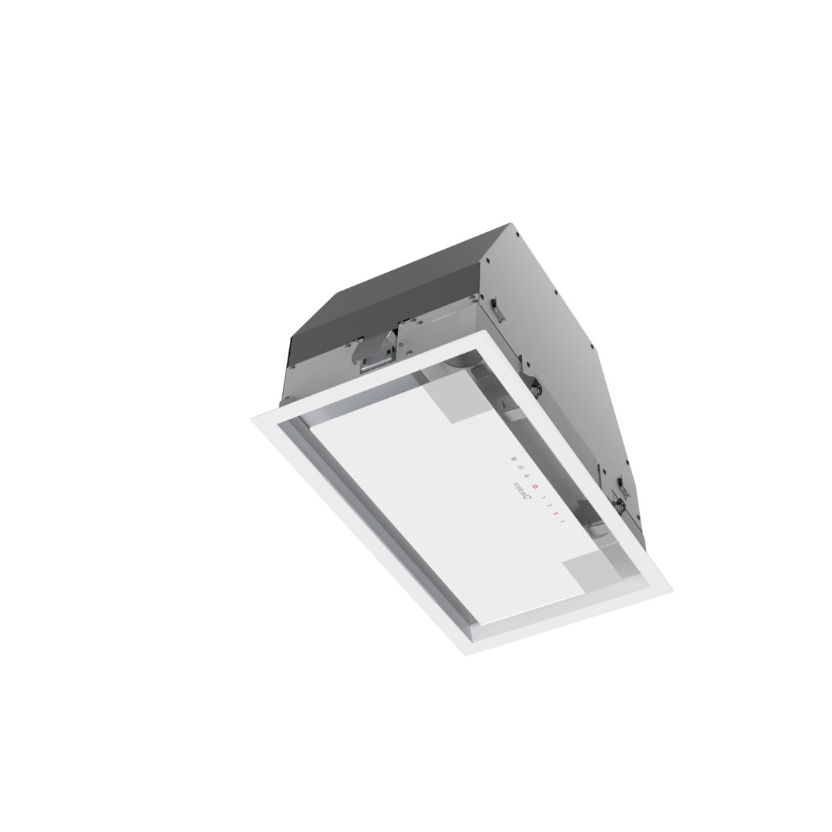 Hood, GC DUAL A 45 XGWH, Canopy, Energy efficiency class A, Width 45 cm, 820 m³/h, Touch control, LED, White glass