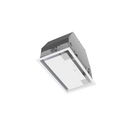 Hood, GC DUAL A 45 XGWH, Canopy, Energy efficiency class A, Width 45 cm, 820 m³/h, Touch control, LED, White glass