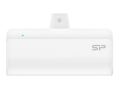 Silicon Power Power Bank, QD50, 5000 mAh, USB-C, White