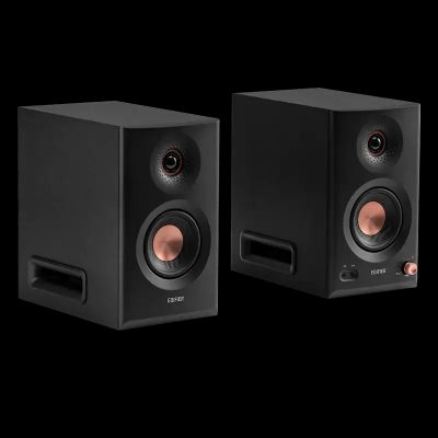 Edifier Tri-amped Powered Studio Monitor Speakers, MR5, 110 W, Bluetooth, Wireless connection, 101 dB, Black