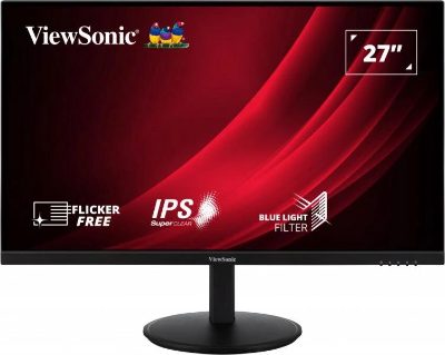 LCD Monitor, VIEWSONIC, VG2709-2K-MHD-2, 27", 2560x1440, 16:9, 100Hz, 4 ms, Speakers, Colour Black