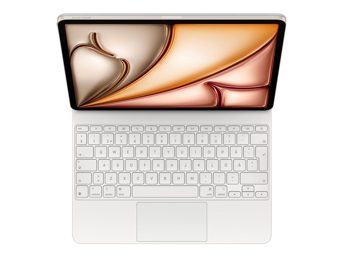Apple Magic Keyboard for iPad Air 13-inch (M3) - Swedish - White, Apple