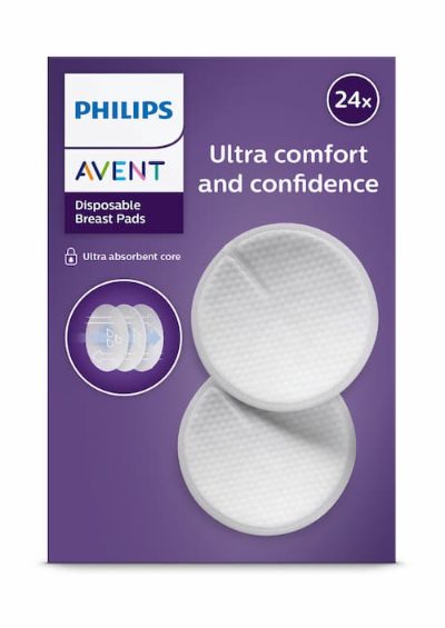 Philips Avent Vienreizējas lietošanas krūšturu ieliktnīši (24 gab.)