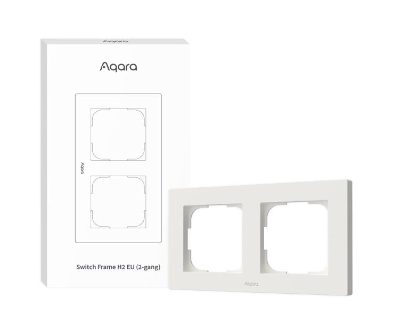 SMART SWITCH FRAME H2 (2-GANG)/WHITE FE-X01D-W AQARA