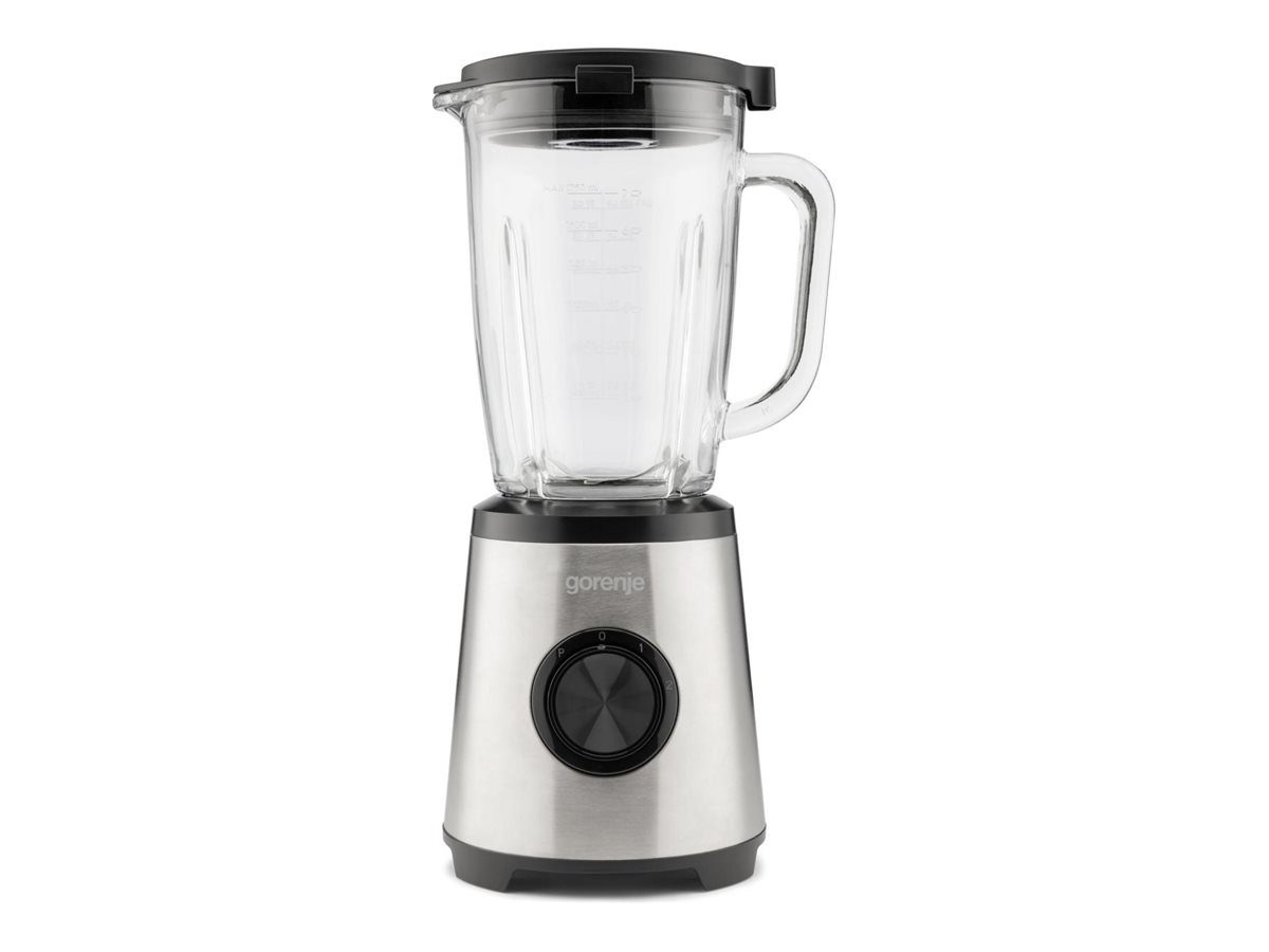 Gorenje Blender, B1300E, Tabletop, 1300 W, Jar capacity 1.75 L, Jar material Plastic, Black/Stainless steel