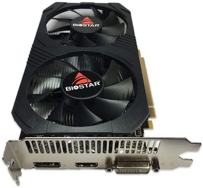 Graphics Card, BIOSTAR, AMD, Radeon RX 560, 1175 MHz, 4 GB, GDDR5, 128 bit, PCI Express 3.0, Active, VA5615RF41