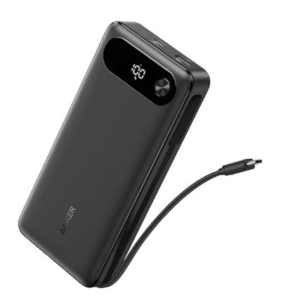 Anker Power Bank 65W, A1383H11, 20000 mAh, Black