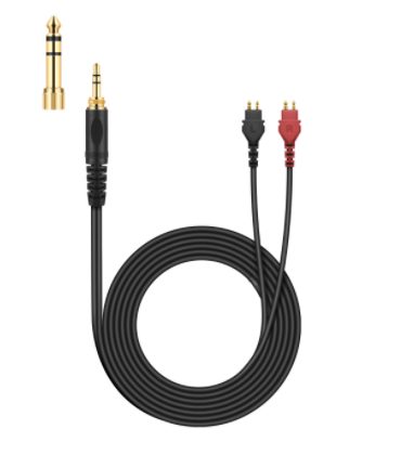 Cable, HD600 Headphones Mini Plug, 3.5 mm and adapter 6.35 mm