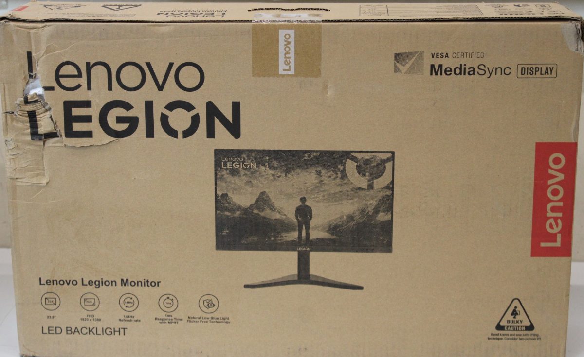 Lenovo Legion R24s (C25238FR0) 24 Monitor-HDMI, SALE OUT. Lenovo, Legion R24s, 24 ", IPS, 16:9, 144 Hz, 1 ms, 1920 x 1080 pixels, 250 cd/m², HDMI ports quantity 1, Raven Black, Warranty 34 month(s)