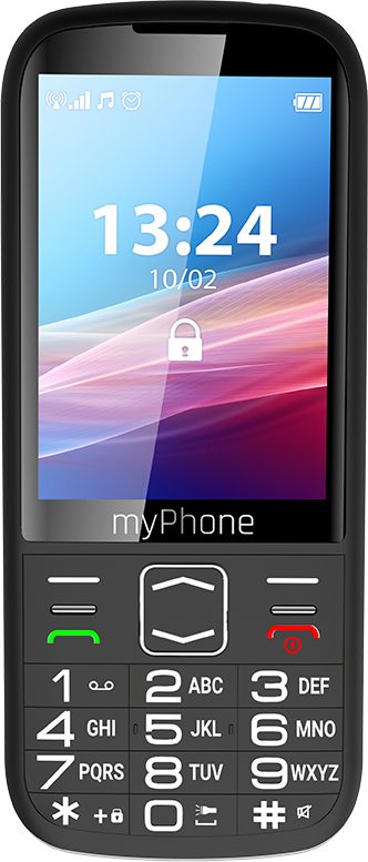 myPhone HALO 4 LTE, Black, 3.5 ", TFT, 128 MB, 64 MB, Dual SIM, 3G, Bluetooth, Main camera resolution 2 MP, 2500 mAh