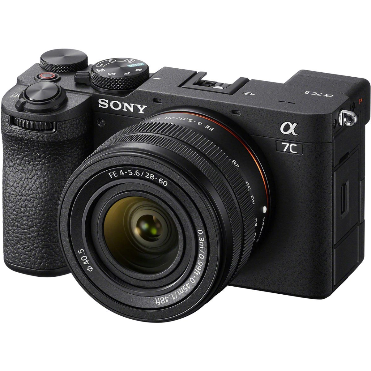 Full-Frame Camera kit with 28-60mm Lens, Alpha A7C II, Mirrorless Camera Kit, 33 MP, ISO sensitivity (max) 204800, Wi-Fi, Fast Hybrid AF, Magnification 0.70 x, Viewfinder, CMOS, Black