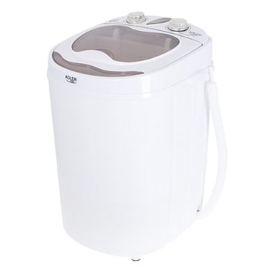 Mini washing machine, AD 8055, Top loading, Washing capacity 3 kg, Depth 37 cm, Width 36 cm, White
