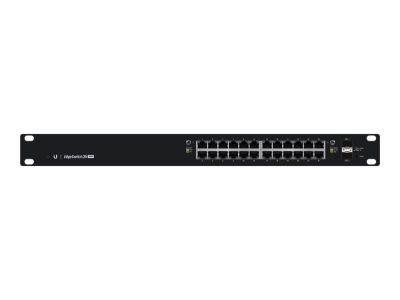 Switch, ES-24-250W, Web managed, Rackmountable, Gigabit Ethernet (copper) ports quantity 24, SFP ports quantity 2, 12 month(s)