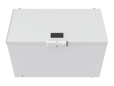 Whirlpool Freezer, W3RHS37EW1, Energy efficiency class E, Chest, Free standing, Height 85 cm, Total net capacity 371 L, Display, White