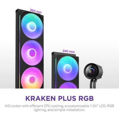 CPU COOLER MULTI SOCKET/KRAKEN PLUS 360 RGB V2 NZXT