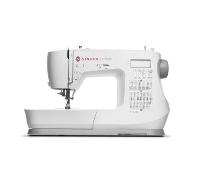 Sewing Machine, C7205, Number of stitches 200, Number of buttonholes 8, White