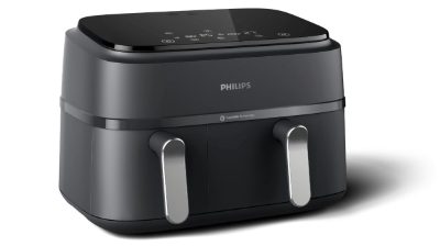 Philips Dual Basket Airfryer, NA351/00 3000 Series, Power 2750 W, Capacity 9 L, Rapid Air technology, Black
