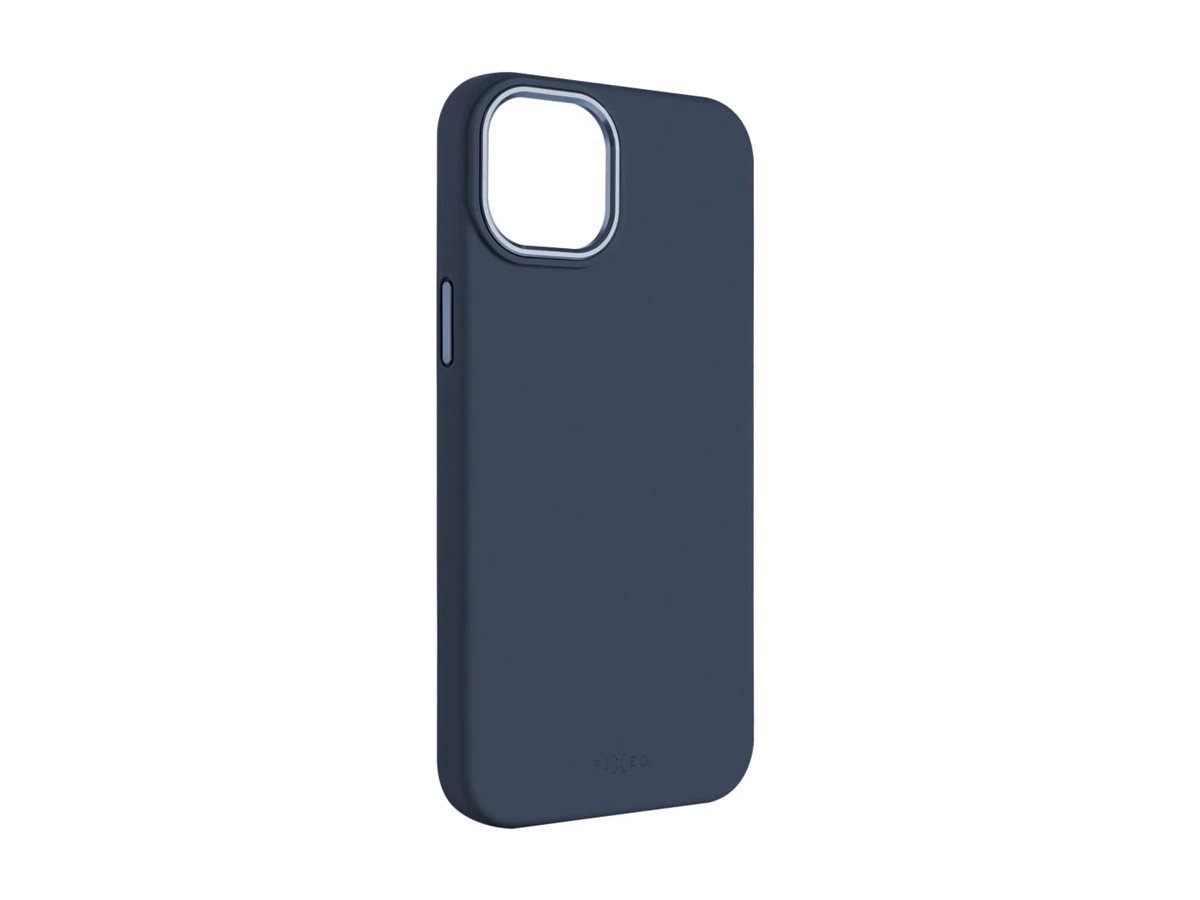 Fixed MagFlow, Back cover, Apple, iPhone 16 Plus, Liquid silicon, Blue