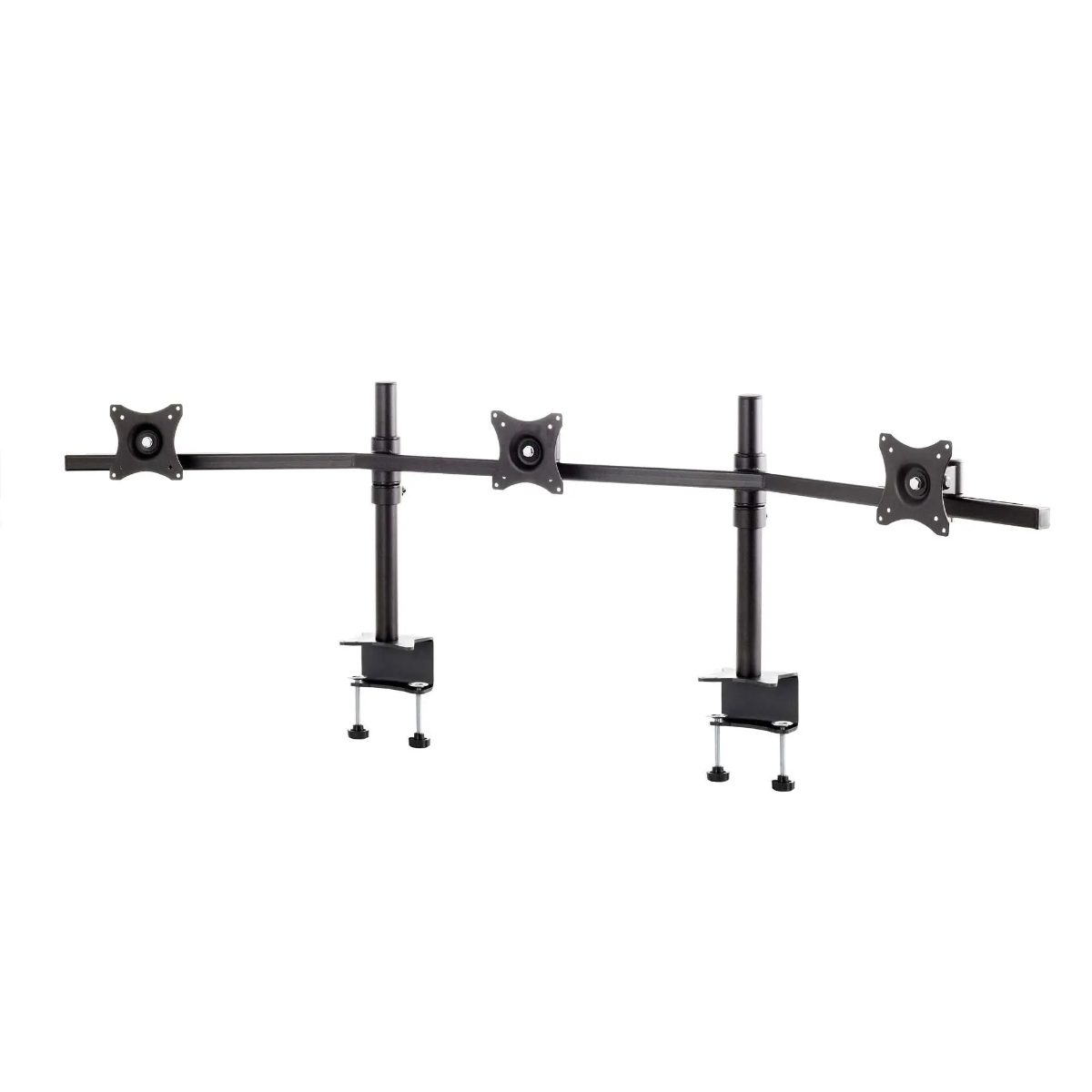 EDBAK Desk Mount, SV11 desk mount for three monitors, Height adjustment, tilt, 19-27 ", Black