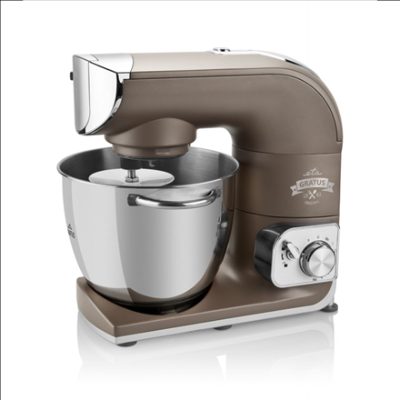 Kitchen machine, Gratus Original ETA002890030, 1200 W, Number of speeds 8, Bowl capacity 5.5 L, Blender, Light brown