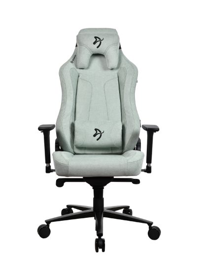 Arozzi Vernazza SoftFabric, Arozzi, Gaming Chair, Frame material: Metal; Wheel base: Aluminium; Upholstery: Soft Fabric, Pearl Green