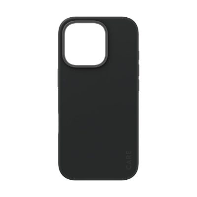 CARE Fashionable Case, Back cover, Apple, iPhone 16 Pro, Recycled plastic, Black, MagSafe