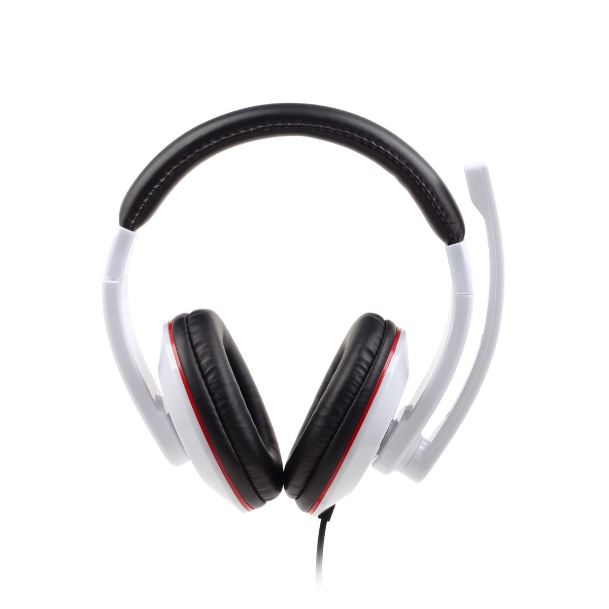 MHS-001-GW, Stereo headset, Built-in microphone, 3.5 mm, Glossy white