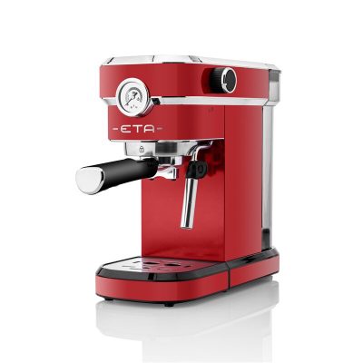 Espresso coffee maker, ETA618190030 Storio, Pump pressure 20 bar, Built-in milk frother, Semi-automatic, 1350 W, Red