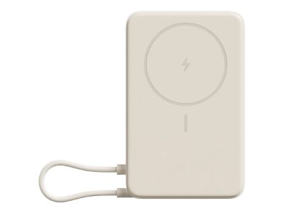 Xiaomi Magnetic Power Bank 10000 with Built-in, 10000 mAh, Beige