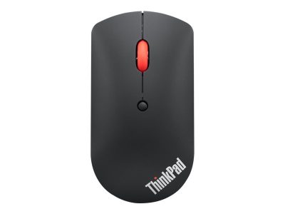 ThinkPad Bluetooth Silent Mouse, Wireless, Bluetooth 5.0, Black, 1 year(s)
